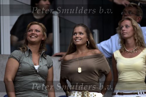 Amsterdam 29 juli 2005
Afscheid Rafael v d Vaart bij Ajax. 
Sylvie  v d Vaart op de tribune