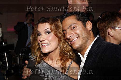 Amsterdam 7 februari 2008
Presentatie nieuwe magazine M Man Male in de supper club. tatum Dagelet met een vriend