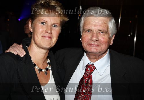 Hilversum 28 januari 2008
Uitreiking van de gouden beelden in het gebouw van beeld en geluid. Theo Reitsma met zijn vrouw