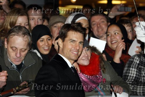 Amsterdam 22 januari 2009
Premiere Valkyrie in Tuschinski 
Tom Cruise veel op de foto met zijn fans