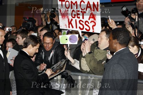 Amsterdam 22 januari 2009
Premiere Valkyrie in Tuschinski 
Tom Cruise veel op de foto met zijn fans