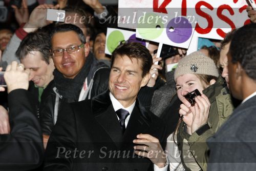 Amsterdam 22 januari 2009
Premiere Valkyrie in Tuschinski 
Tom Cruise veel op de foto met zijn fans