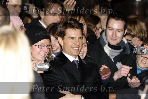 Amsterdam 22 januari 2009
Premiere Valkyrie in Tuschinski 
Tom Cruise veel op de foto met zijn fans