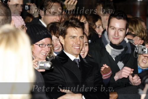 Amsterdam 22 januari 2009
Premiere Valkyrie in Tuschinski 
Tom Cruise veel op de foto met zijn fans