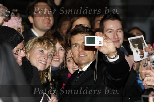 Amsterdam 22 januari 2009
Premiere Valkyrie in Tuschinski 
Tom Cruise veel op de foto met zijn fans