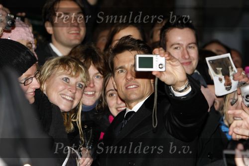 Amsterdam 22 januari 2009
Premiere Valkyrie in Tuschinski 
Tom Cruise veel op de foto met zijn fans