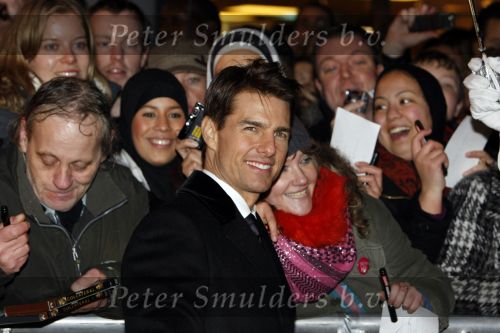 Amsterdam 22 januari 2009
Premiere Valkyrie in Tuschinski 
Tom Cruise veel op de foto met zijn fans