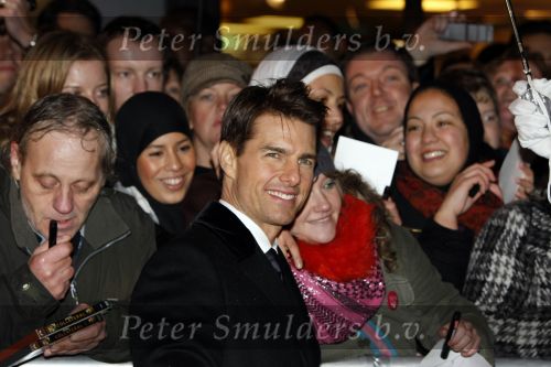 Amsterdam 22 januari 2009
Premiere Valkyrie in Tuschinski 
Tom Cruise veel op de foto met zijn fans