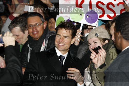 Amsterdam 22 januari 2009
Premiere Valkyrie in Tuschinski 
Tom Cruise veel op de foto met zijn fans