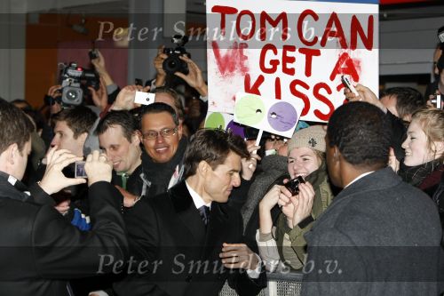 Amsterdam 22 januari 2009
Premiere Valkyrie in Tuschinski 
Tom Cruise veel op de foto met zijn fans