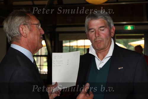 Sint Michielsgestel, 7 Juli 2008
NK senioren heren professionals op GC de Dommel
Tom O Mahoney met Ton Enthoven