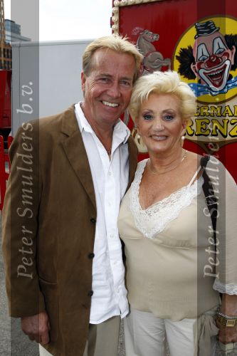 Amsterdam 22 juli 2008
Premiere Circus Renz. 
Ton Veerkamp met zijn vrouw Hanny Veerkamp