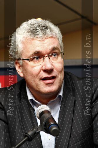 Bussum 24 januari 2008
Omroepman van het jaar verkiezing bij Jan Tabak.   winnaar Ton v Dijk