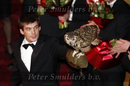 Amsterdam 17 maart 2008
Premiere Zomerhitte in Tuschinski. Ruben Nicolai met uil
Peter Smulders bv