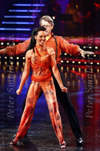 Aalsmeer 15 mei 2009
Dancing with the stars in de studio\'s in Aalsmeer. Ursul de Geer met danspartner Lena Mastenbroek
Peter Smulders bv