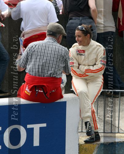 Le Mans, 12 Juli 2008
Le Mans Classic 2008
Vanina Ickx ( dochter van Jacky Ickx )