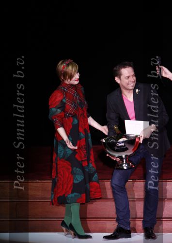 Amsterdam 8 april 2008
Modeshow percy in tuschinski. Micky Hoogendijk Victoria Koblenko Robert v d Sanden en Percy