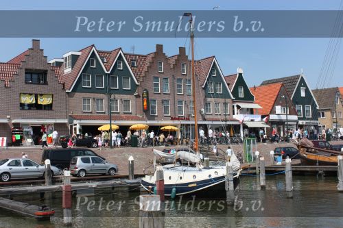 Volendam, 9 Juni 2008
Volendam vanaf de dijk, de Vissershaven, Visafslag, aankomst volendam vanaf het Ijsselmeer