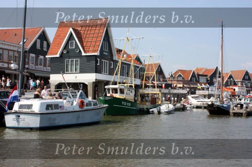 Volendam, 9 Juni 2008
Volendam vanaf de dijk, de Vissershaven, Visafslag, aankomst volendam vanaf het Ijsselmeer