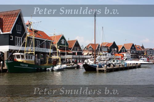 Volendam, 9 Juni 2008
Volendam vanaf de dijk, de Vissershaven, Visafslag, aankomst volendam vanaf het Ijsselmeer