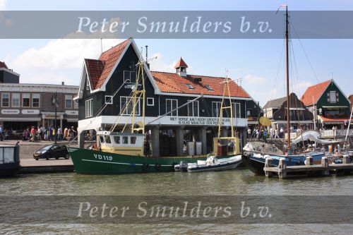 Volendam, 9 Juni 2008
Volendam vanaf de dijk, de Vissershaven, Visafslag, aankomst volendam vanaf het Ijsselmeer