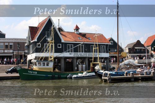 Volendam, 9 Juni 2008
Volendam vanaf de dijk, de Vissershaven, Visafslag, aankomst volendam vanaf het Ijsselmeer