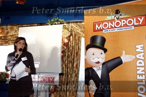 Volendam 22 januari 2008
Nick en Simon Jan Keizer en George Baker promoten dat de plaats volendam op een nieuw monopoly spel komt.