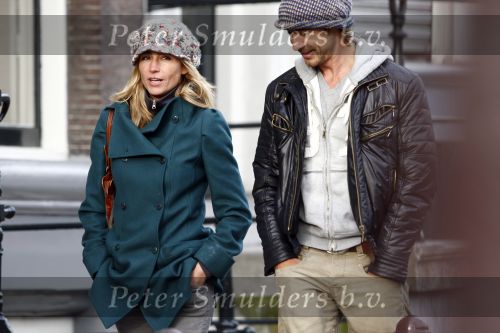 Amsterdam 30 januari 2008
Wendy v Dijk en Chris Zegers aan het winkelen in Amsterdam.