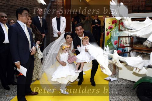 DEn Haag 11 april 2008
Wilfred Geneen en zijn vrouw Lili trouwden in Den Haag.
Peter Smulders bv