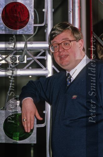 Aalsmeer, 24 Maart 1989
Willem Bol bij de Joop v d Ende Studio