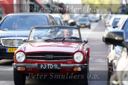 Amsterdam 6 oktober 2007
Willibrord Frequin in Triumph cabrio van 28 jaar oud op de pc hooftstraat.