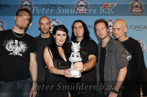 Amsterdam 27 oktober 2007
Uitreiking tmf awards in de heineken music hall. Within Temptation