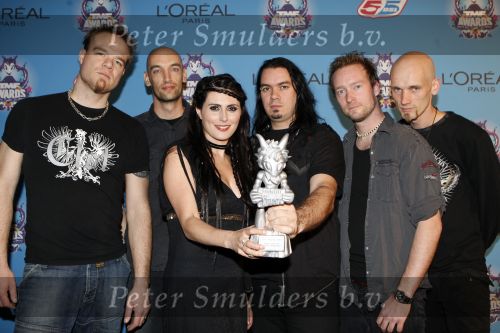 Amsterdam 27 oktober 2007
Uitreiking tmf awards in de heineken music hall. Within Temptation