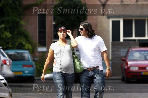 Dordrecht 26 augustus 2007
Yordi Breukhoven met zijn zwangere vroyw Joyce Breukhoven.