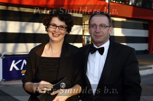 Hilversum 20 maart 2009
Schaatsgala bij studio 21. Yp Kramer met zijn vrouw
Peter Smulders bv