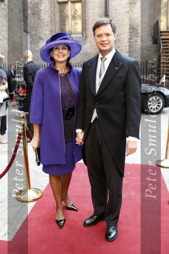 Den Haag 16 september 2008
Prinsjesdag 2008 op het binnenhof. 
Jan Peter Balkenende met zijn vrouw Bianca Balkenende