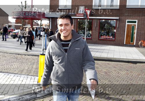 Volendam 1 april 2008
Jan Smit tijdens fan dag en verbouwing huis.
Peter Smulders bv