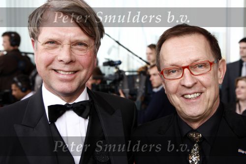 Rotterdam 20 april 2008
Premiere les Miserables  in het nieuwe Luxor theater. Jan Swinkels met partner
Peter Smulders bv