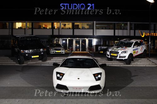 Hilversum 18 mei 2008
Gala van Race 2raise in studio 21. Ook is de presentatie van het raceteam van agusta. Lamborgini
Peter Smulders bv