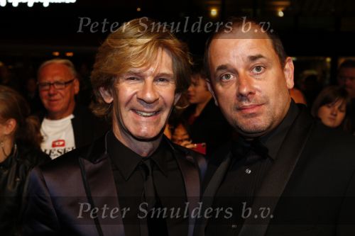 Amsterdam  13 oktober 2008
premiere  Bride flight in tuschinski. Addy v d Krommenacker met vriend
Peter Smulders bv