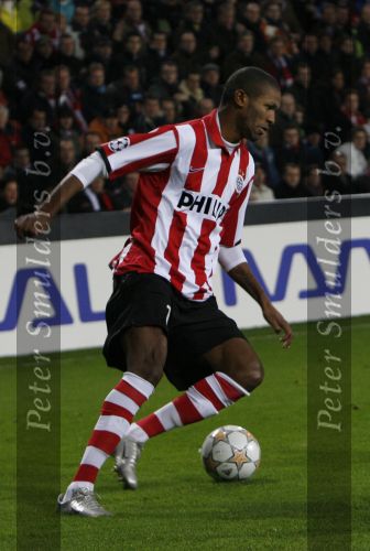 Eindhoven, 12 December 2007
Champions League wedstrijd PSV-Internationale Milan, eindstand 0-1 Seizoen 2007/2008
Alcides