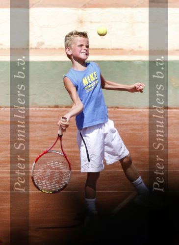 Marbella 14 augustus 2007
Richard Krajicek en zijn zoon Alec aan het tennissen in Marbella.