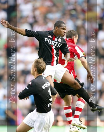 Eindhoven, 23 September 2007 Seizoen 2007/2008 Kompetitewedstrijd PSV-Feyenoord, eindstand 4-0
Andre Bahia