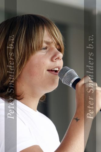 Amsterdam 7 juni 2008
Bijeenkomst voor ADHD paptienten op de toekomst bij Ajax.
Andre Hazes Jr. tijdens zijn optreden