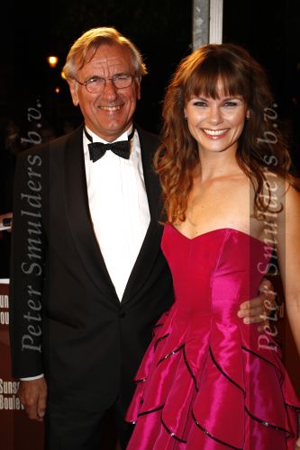 Amsterdam 10 oktober 2008
Premiere Sunset Boulevard in Carre. Angela Schijf met vader
Peter Smulders bv