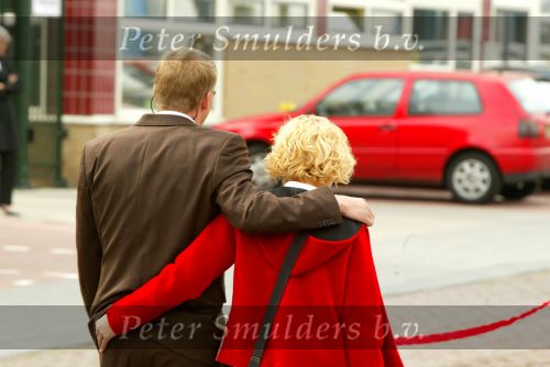 Hilversum 30 mei 2002
Begrafenis Bart de Graaff
Anita Witzier met ex man
