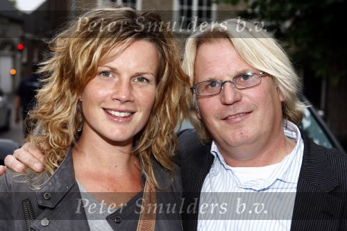 Breda 26 augustus 2008
Muziekfeest van de Tros op de grote markt in Breda. 
Annette Barlo en Frank Timmer