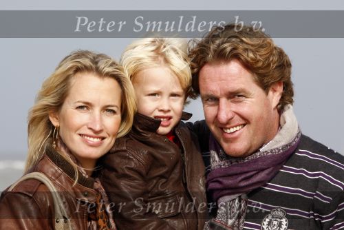 Bloemendaal 11 oktober 2008
Max Smulders Anouk Smulders en Edwin Smulders op het strand in Bloemendaal
