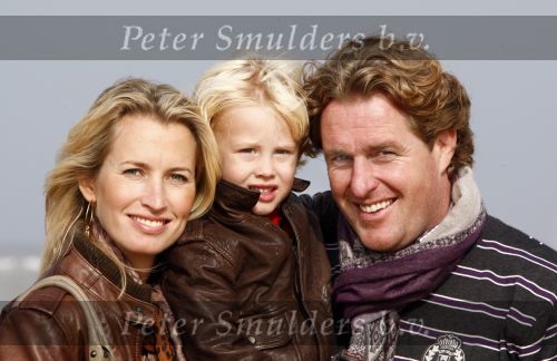 Bloemendaal 11 oktober 2008
Max Smulders Anouk Smulders en Edwin Smulders op het strand in Bloemendaal