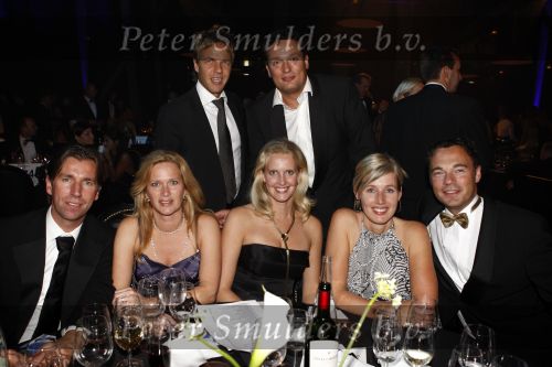 Amsterdam 14 oktober 2008
JFK gala in de passengers terminal. Arnoud Zuijdendorp met vrouw Maurice Kroon en  Sven Erik Hissink aan Stern tafel
Peter  Smulders bv